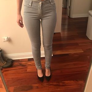 Zara printed pants